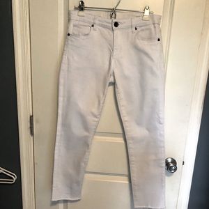 KUT white jeans size 6